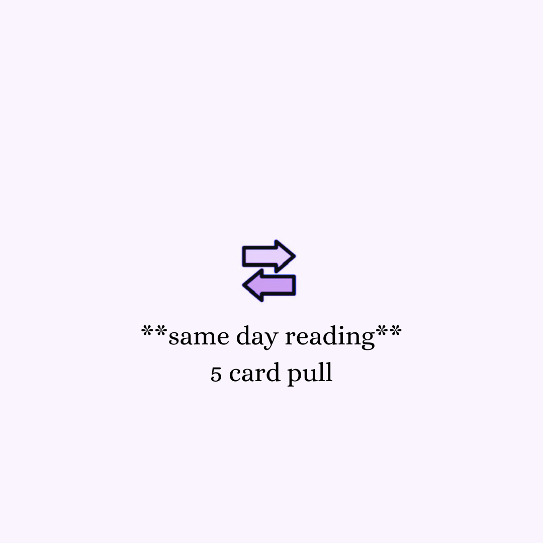 **same day reading** 5 card pull