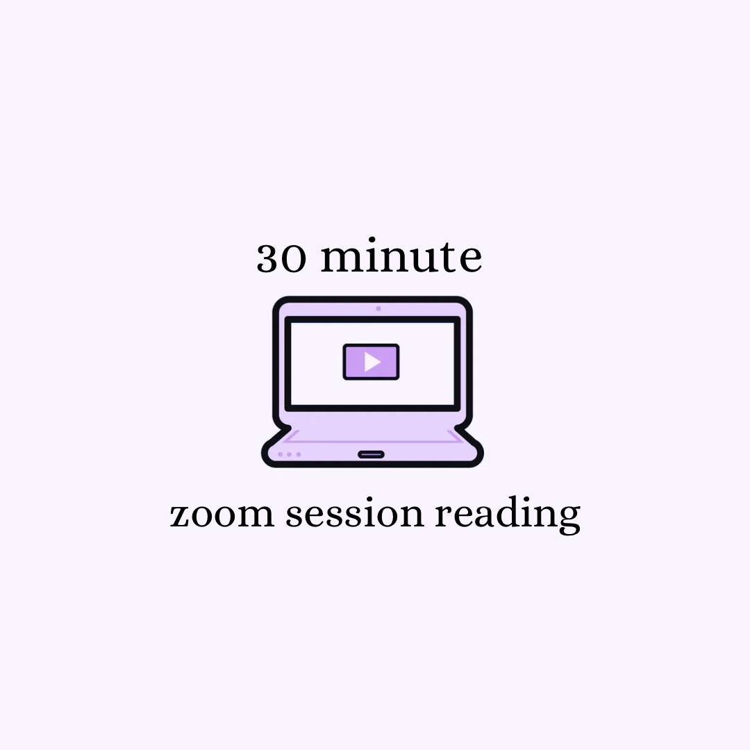45 min. zoom session reading
