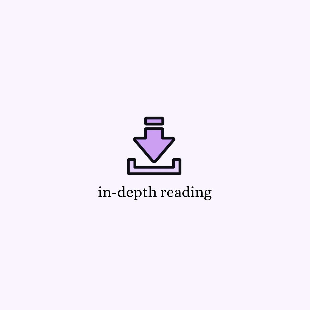 in-depth reading